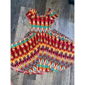 EUC GIRLS DOT DOT SMILE DRESS SZ 3/4